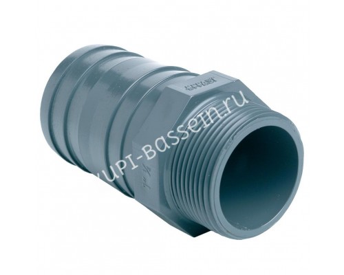 Штуцер для шланга EFFAST резьбовой d25*3/4" (RERPGE025C) для бассейна