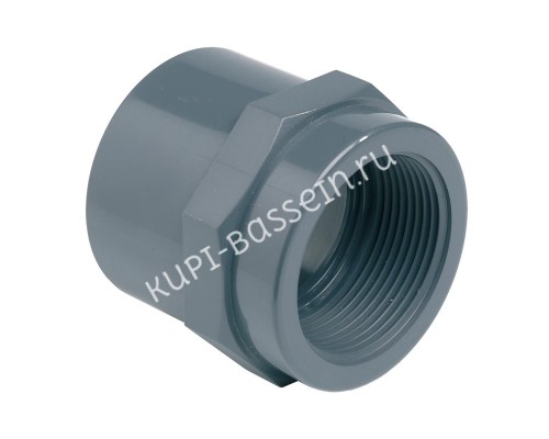 Муфта переходная ВР EFFAST d50x1-1/2" (RGRMAG050F) для бассейна