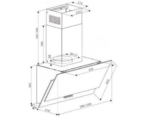 Вытяжка кухонная NC-50W – идеальное решение для вашей кухни