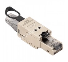 Коннектор TERACOM PRO полевой заделки RJ-45 (8P8C) экран. STP для каб. Cat.6A