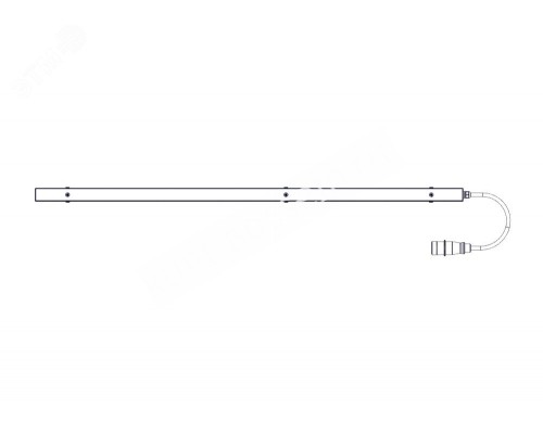 Блок распределения питания Uniprom. управляемый. 0U. 400В. 3Ф. 32A. 18xC13 12xC19. 3м кабель. IEC309