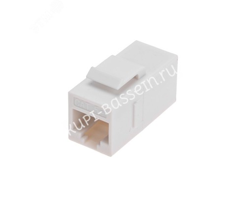 Адаптер проходной формата Keystone Jack RJ-45(8P8C) UTP CAT 5e