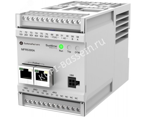 РЕЛЕ MFR530 MODBUS-RTU + PROFINET 0.2-5A ТТ ?10.5ММ 80-270В AC/DC