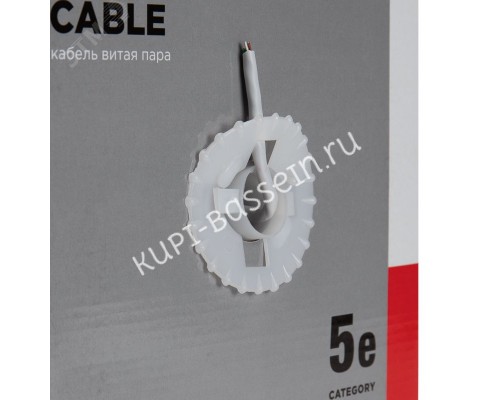 Кабель витая пара UTP 4PR 24AWG, CAT5e (бухта 305 м), REXANT