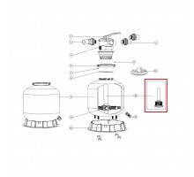 Дюзовая коробка 89011605 в комплекте с трубой для Aquaviva P500