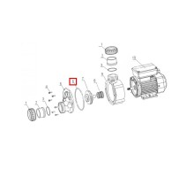 Уплотнительное кольцо корпуса для насоса Aquaviva JA O-ring №6