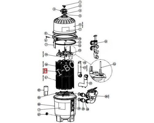 Фильтрующий элемент Hayward (DEX7200DA) для бассейна