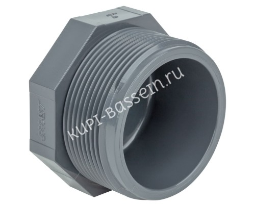 Заглушка ПВХ Effast RERTAE025C с наружной резьбой d3/4"