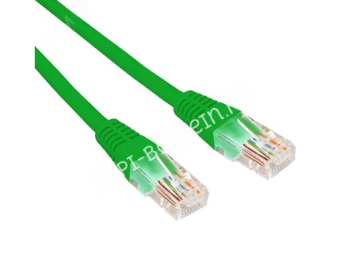 Патч-корд U/UTP CAT 6, RJ45-RJ45, 26AWG, LSZH, зеленый, 0.5м,