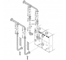Комплект гидравлический для двух котлов в каскаде KB2 для котлов POWER HT 1.280-1.320