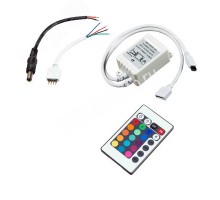 LED RGB контроллер инфракрасный (IR) 12 V/6 A инфракрасный (IR) LAMPER