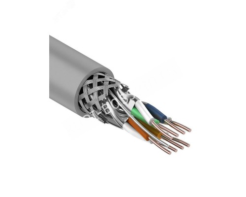 Кабель витая пара SSTP 4PR 23AWG CAT7 бухта 305 м, REXANT