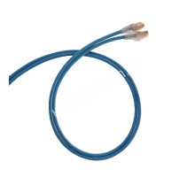 Патч-корд HD RJ 45 категория 6 F/UTP LSZH экранированный 3 м голубой