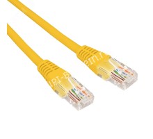 Патч-корд U/UTP, CAT 5e, RJ45-RJ45, 26AWG, LSZH, желтый, 1,5м,