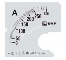 Шкала сменная для A721 250/5А-1,5 PROxima