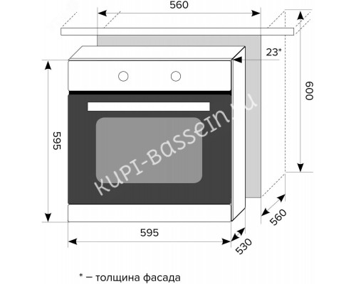 Шкаф духовой электрический D-45MMW