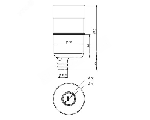 Сифон для отвода конденсата кондиционера RexFaber G-35 Mini