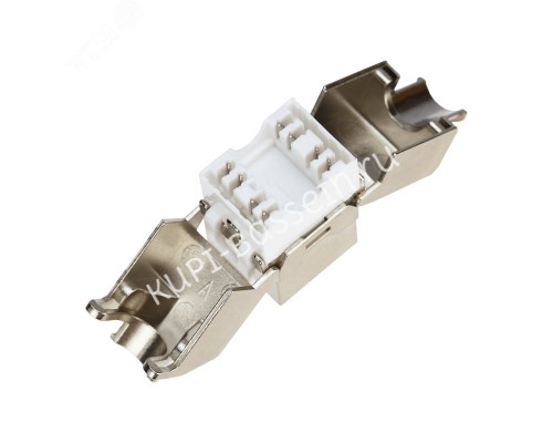 Модуль Keystone Jack RJ-45(8P8C) FTP экранированный CAT6 180град самозажимной