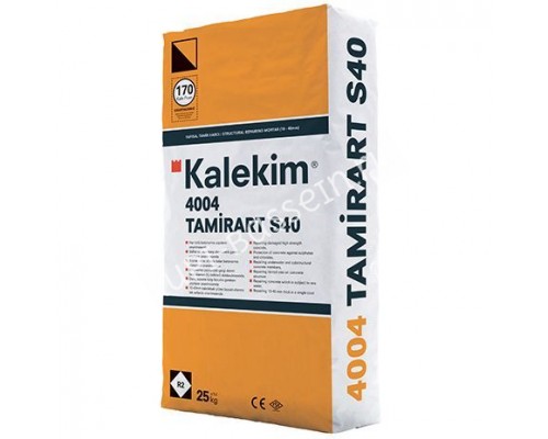 Ремонтная штукатурка Kalekim Tamirart S40 4004 (25 кг), высокопрочная