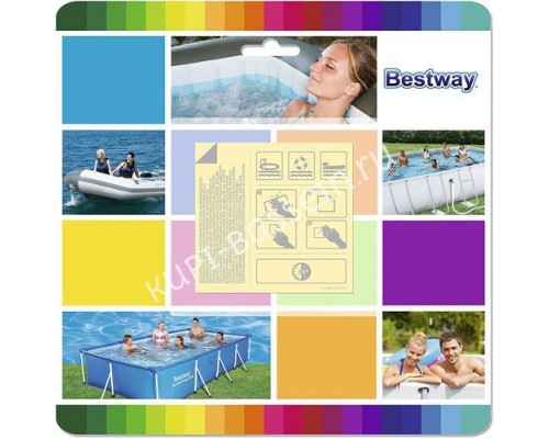 Ремонтный комплект Bestway 62091 (водостойкий)