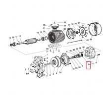 Капельный лоток для насосов Saer IR4P Cast iron (54300161)