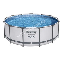 Каркасный бассейн Bestway Steel Pro 5618W (396х122, карт. фильтр, лестница, тент)