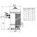 Фильтр ламинированный d.900мм, 25.5м?/ч для бассейна, выс загр. 0,70м