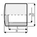Заглушка ПВХ 1,0 МПа d_160мм