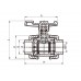 Шаровый кран ПВХ 1,6 МПа d_ 20, UTB04020