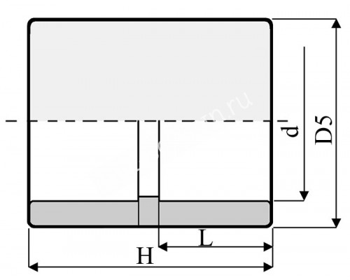 Муфта ПВХ 1,0 МПа d_110