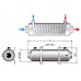 Теплообменник HI-FLO, 13 кВт, AISI 316, Pahlen для бассейна