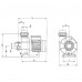 Насос CALA без префильтра, 22.0 м³/ч, H=10 м, 220В, 1.11 кВт для бассейна
