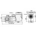 Насос FCP-15AN с префильтром для бассейна 148-161м³/час, 3ф/380В