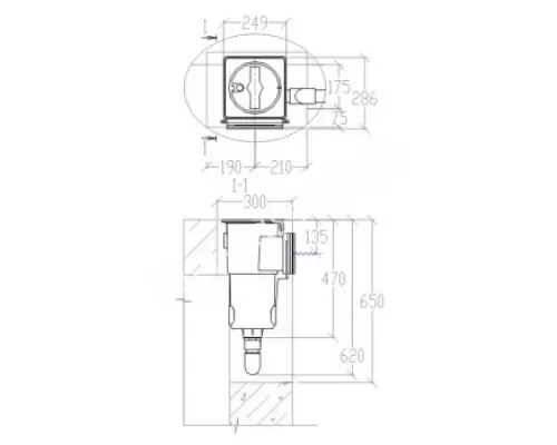 Скиммер ( плитка) Р 1002 SB100 (40620000)