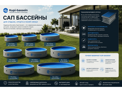 САП бассейны: новый тренд 2026. Что это, как выбрать и сколько стоит