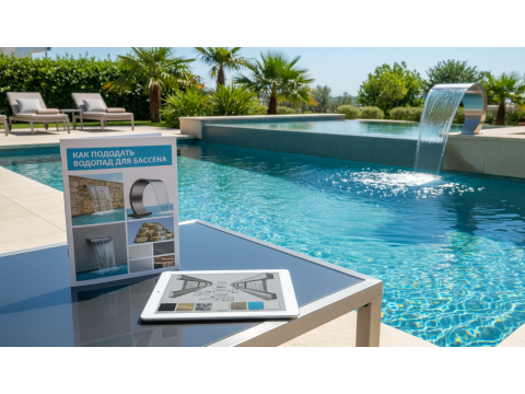 Как подобрать водопад для бассейна