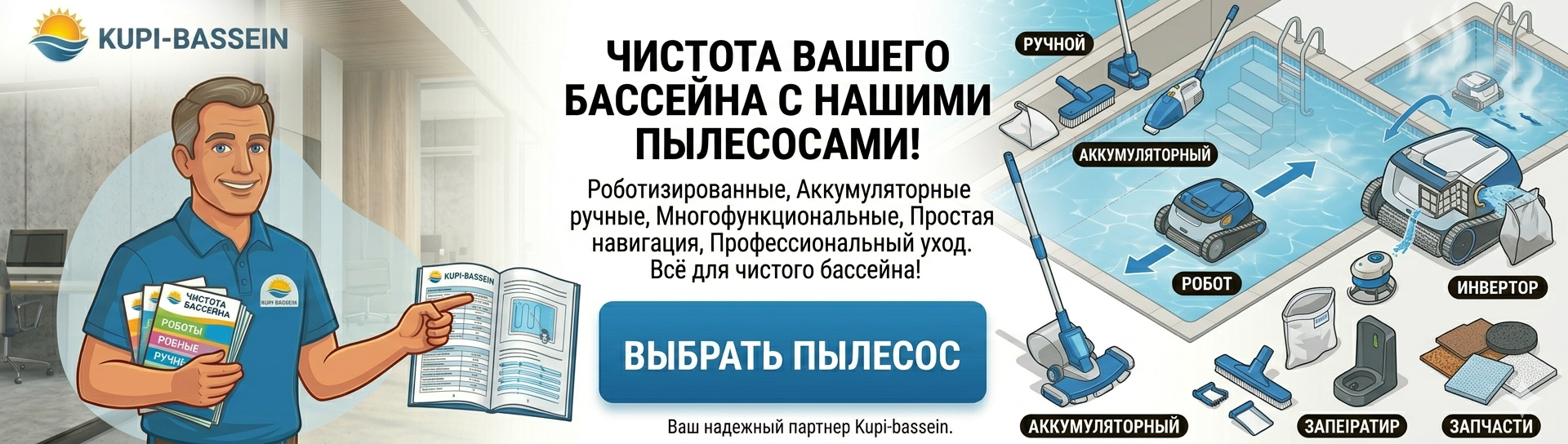 Пылесосы для бассейна