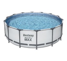 Каркасный бассейн Bestway Steel Pro 5612Z (488х122 см) с картриджным фильтром, лестницей и тентом