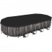 Каркасный бассейн Bestway 5611T Wood style (732х366х122, карт. фильтр, лестница, тент,ChemConnec) Уценка