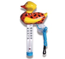 Термометр-игрушка Kokido TM08CB/18 Утка "Пещерный человек"