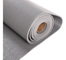 Противоскользящий ПВХ настил AquaViva серый, толщиной 5 мм (2,6 кг\м2, 0,9х15 м)