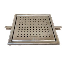 Решетка донного слива Aquaviva, 300*300мм, бетон, AISI-304