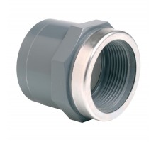 Муфта ПВХ Effast RGRMAR040E переходная, c металлическим кольцом d40x1-1/4"