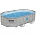 Каркасный бассейн Bestway Steel 56946 с песочным фильтром и лестницей