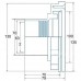 Форсунка заборная Hayward 3318 2" под бетон для бассейна