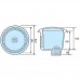 Слив донный антивихревой Hayward WG1054AVE 2" под бетон для бассейна