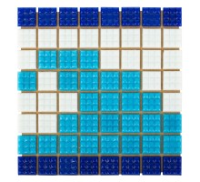 Фриз Волна из стеклянной мозаики Aquaviva U-37