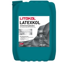 Добавка к клею латексная LATEXKOL-м белая (канистра) 20 кг