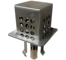 Шумогаситель на трубу Д63 мм, AISI 304