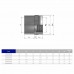 Муфта переходная EFFAST c металлическим кольцом d25x3/4" (RGRMAR) для бассейна
